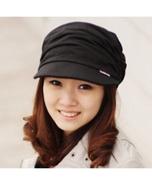 Stylish Ruched and Solid Color Design Visor For Women
