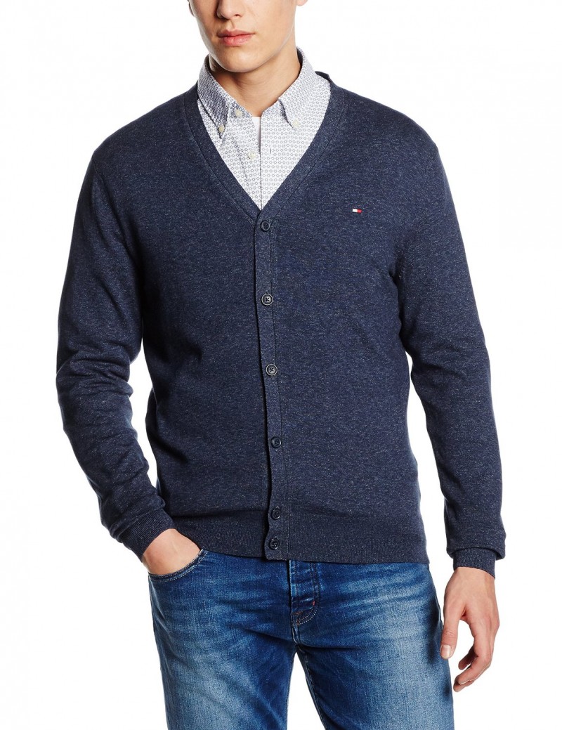 gilet tommy hilfiger homme bleu