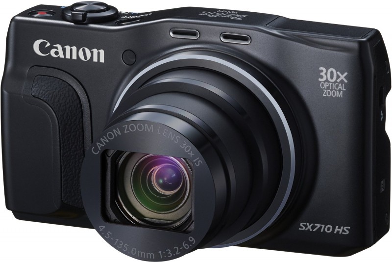 Canon Powershot SX710 HS Appareil photo numérique Compact 20,3 Mpix Ecran LCD 3" Zoom optique 30x - Noir