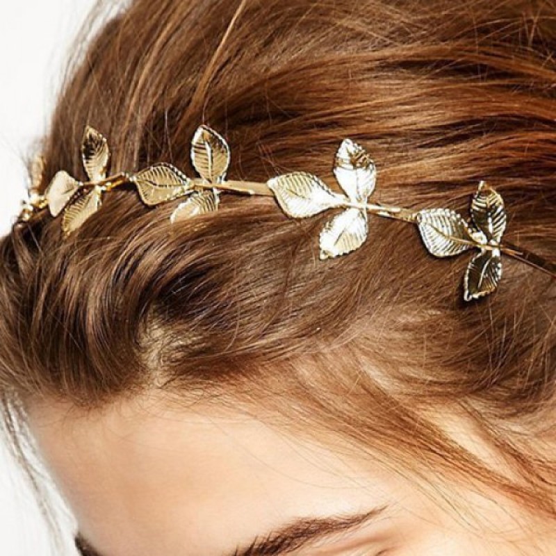 Delicate Retro Style Leaf Shape Hairband For Women