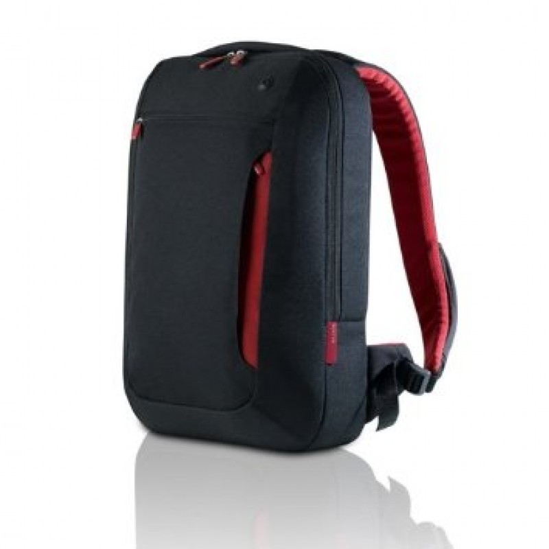 Belkin F8N159eaBR Sac à dos pour ordinateur portable 17" Noir/rouge