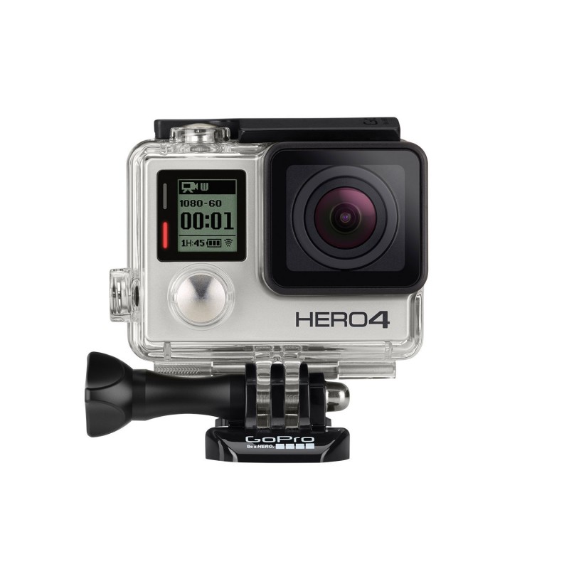 GoPro HERO4 Silver Caméra Embarquée 12 Mpix Ecran tactile Wifi Bluetooth