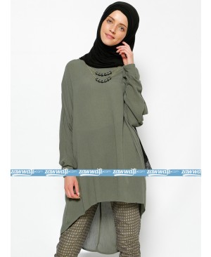 Tunique à collier - Vert - Neways