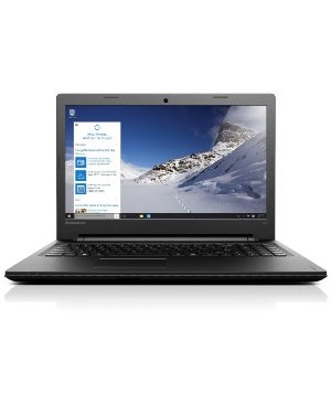 Lenovo Ideapad 100-15IBY Ordinateur Portable 15" Noir (Intel Celeron, 4 Go de RAM, Disque dur 500 Go, Intel HD Graphics, Windows 10)