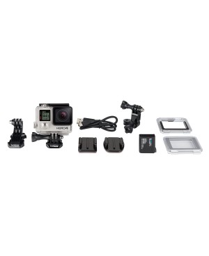 GoPro HERO4 Silver Caméra Embarquée 12 Mpix Ecran tactile Wifi Bluetooth