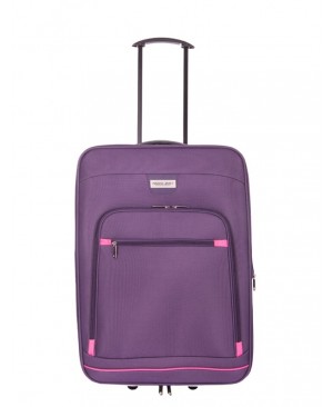 Travel One Valise souple - KOLKATA VIOLET/FUCHSIA - Taille L - 23cm - 77 L