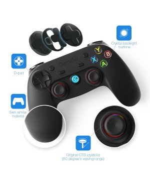 Gamesir G3w Pleine Vibration Feedback Gamepad USB filaire Steam Games Controller pour PC Windows XP/7/8/8,1/10 & Android téléphone portable/Tablette/Smart TV/Android BOX et PS3