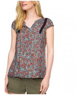 Esprit mit floralem Druck - Blouse - Femme