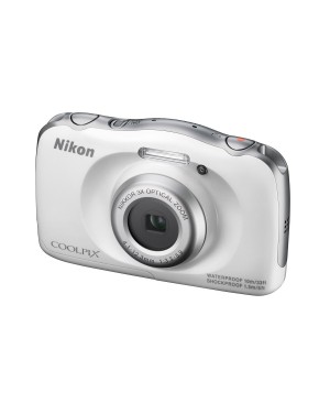 Nikon Coolpix S33 Appareil photo numérique compact 13,2 Mpix Écran LCD 2,7" Zoom optique 3X Blanc