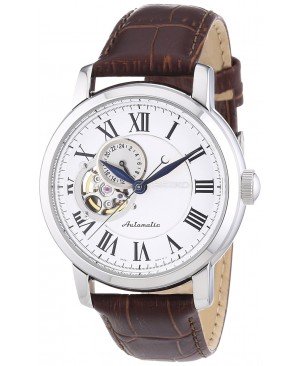 Seiko - SSA231K1 - 5 Superior - Montre Homme - Automatique Analogique - Cadran Blanc - Bracelet Cuir Marron