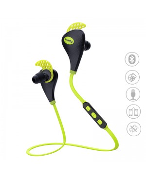 Lemfo Bluetooth 4.1 écouteurs casque + retardateur sans fil HIFI stéréo mains libres résiste à la sueur sport écouteurs casque universelle