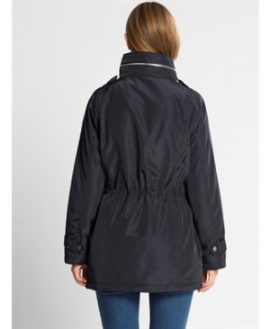 Navy Midi Short coat