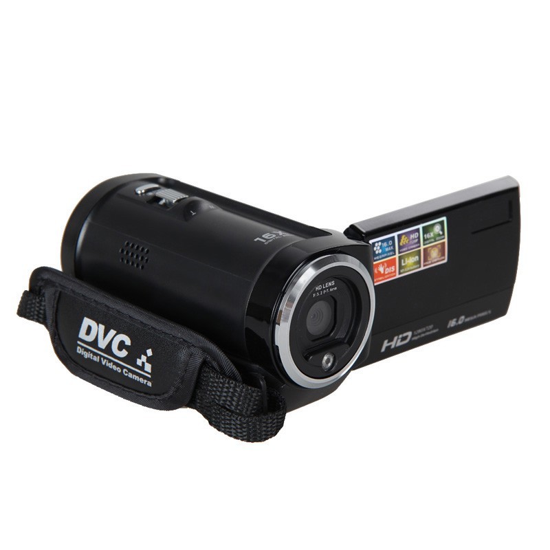 Hd720p 16MP caméscope numérique caméra DV DVR 2.7 " TFT LCD 16x ZOOM noir livraison gratuite